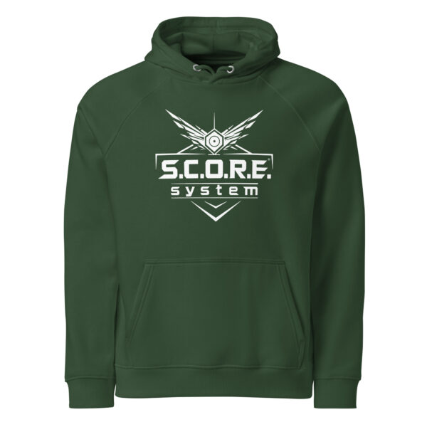 Unisex eco raglan hoodie - Image 9