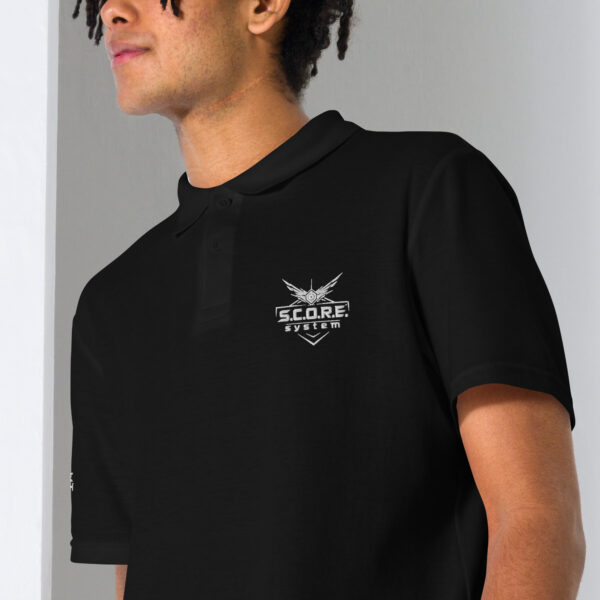 Unisex pique polo shirt - Image 3